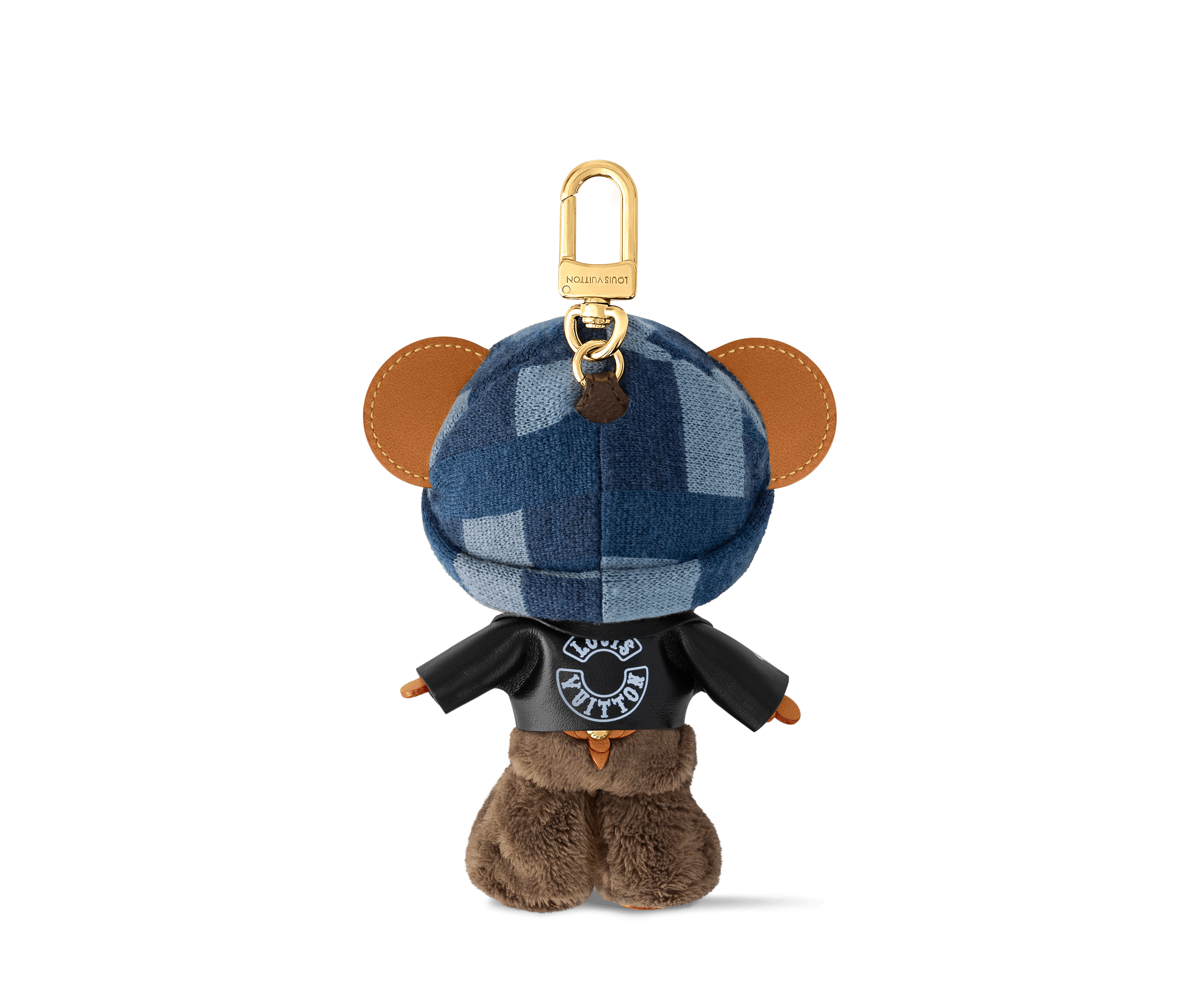 LV Louis Bear Bag Charm