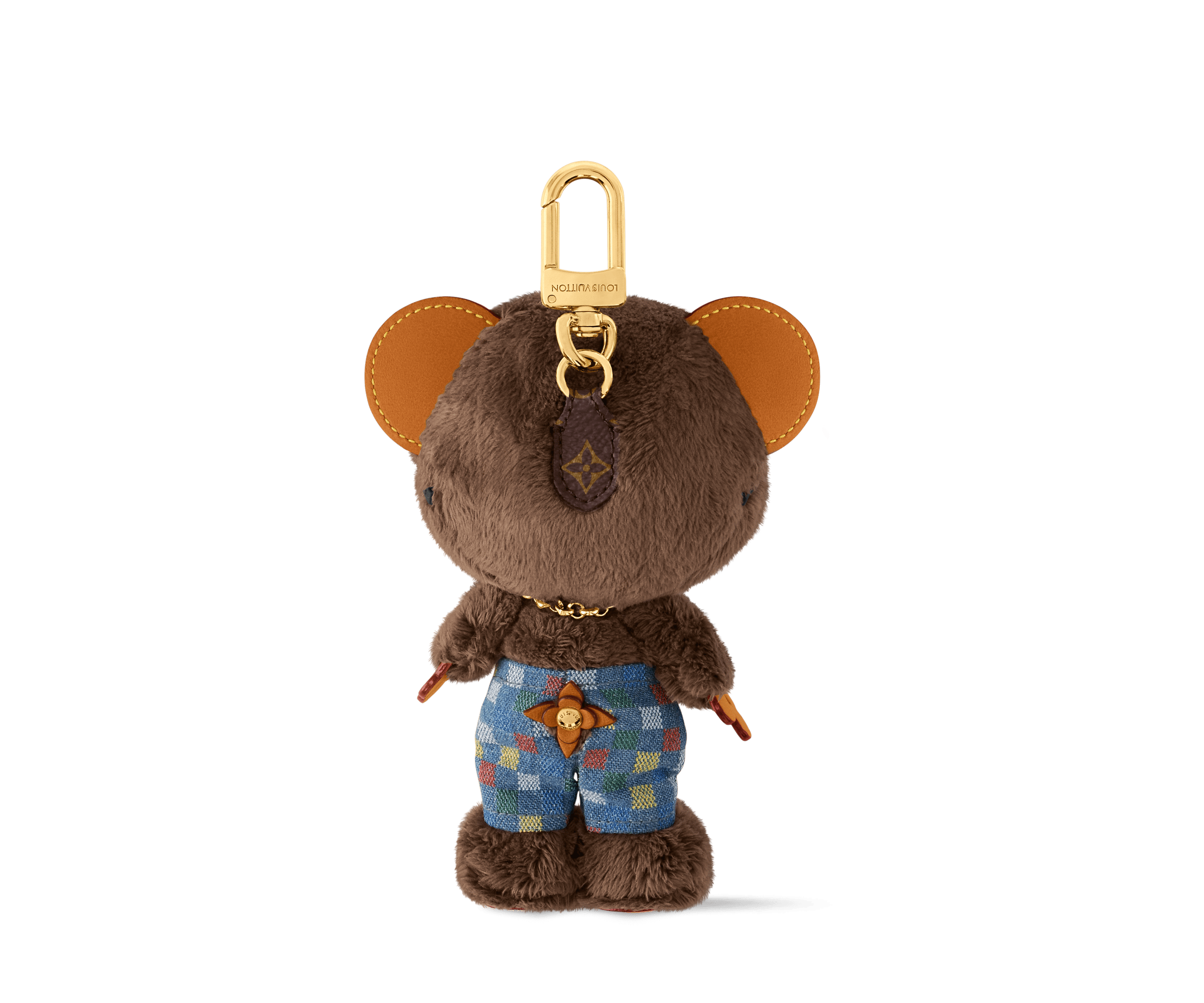 LV Louis Bear Bag Charm