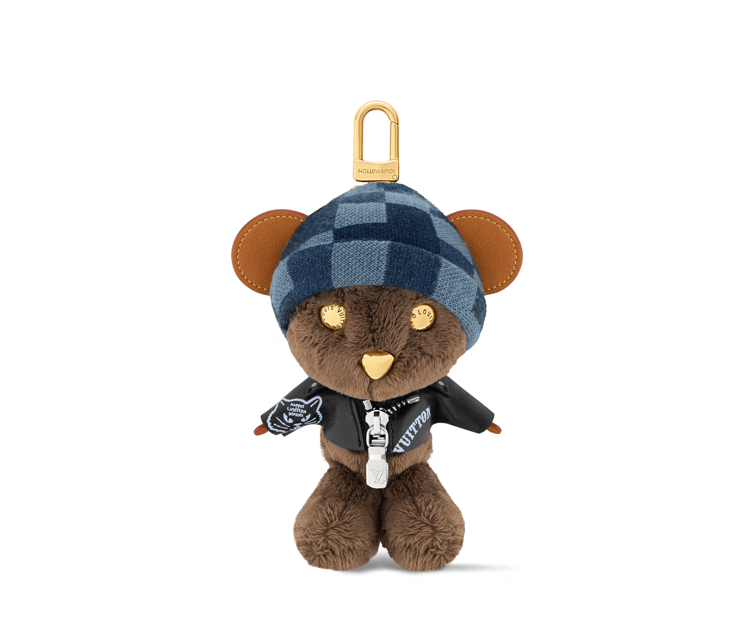 LV Louis Bear Bag Charm
