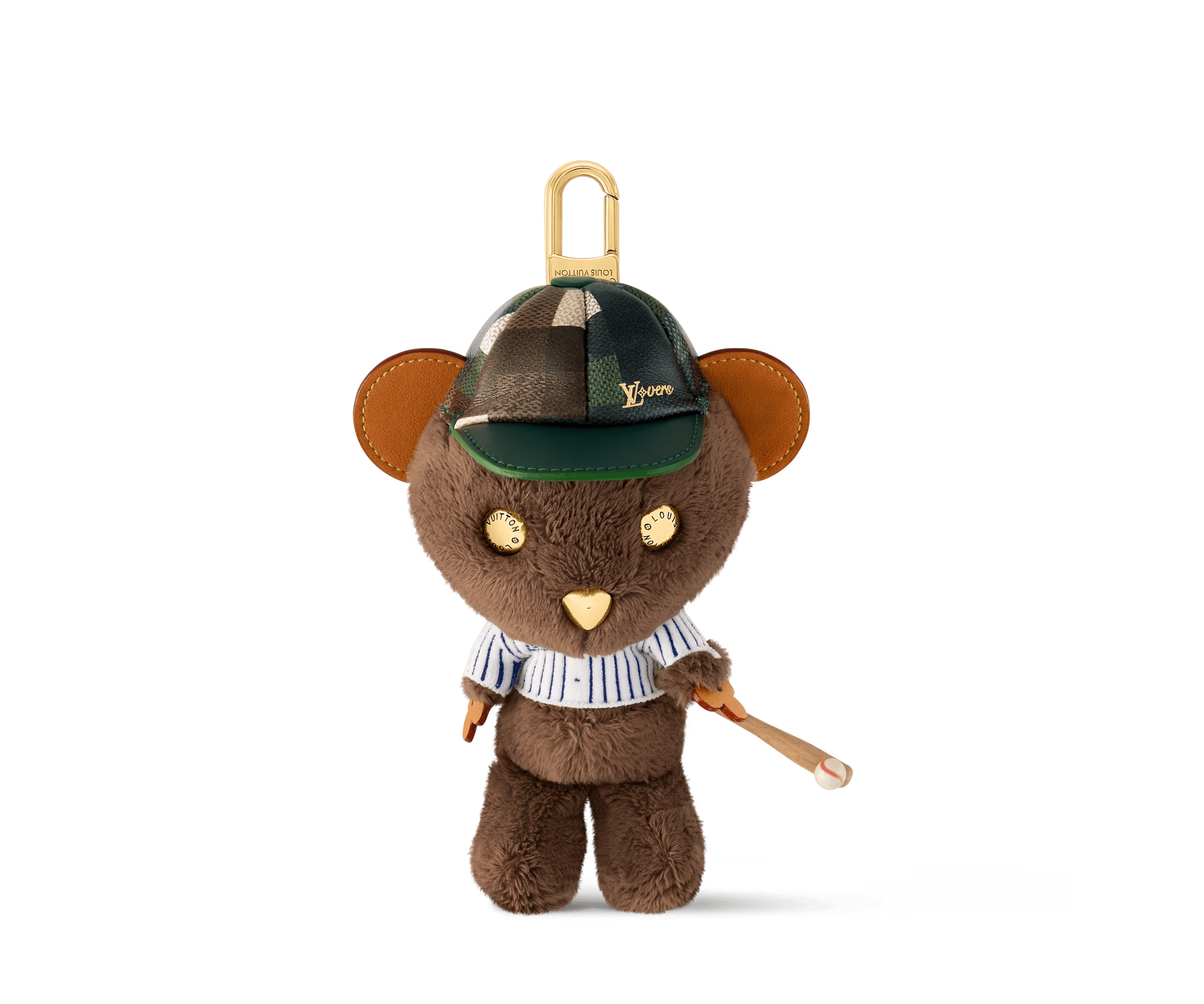 LV Louis Bear Bag Charm