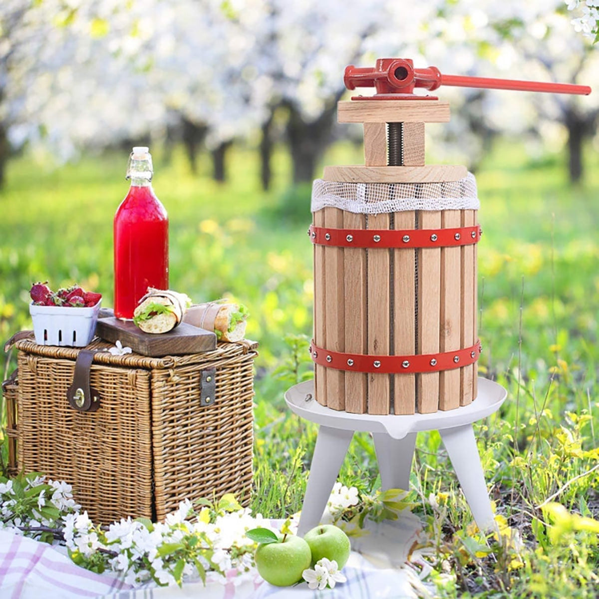1.6 Gallon Fruit, Cider and Wine Press