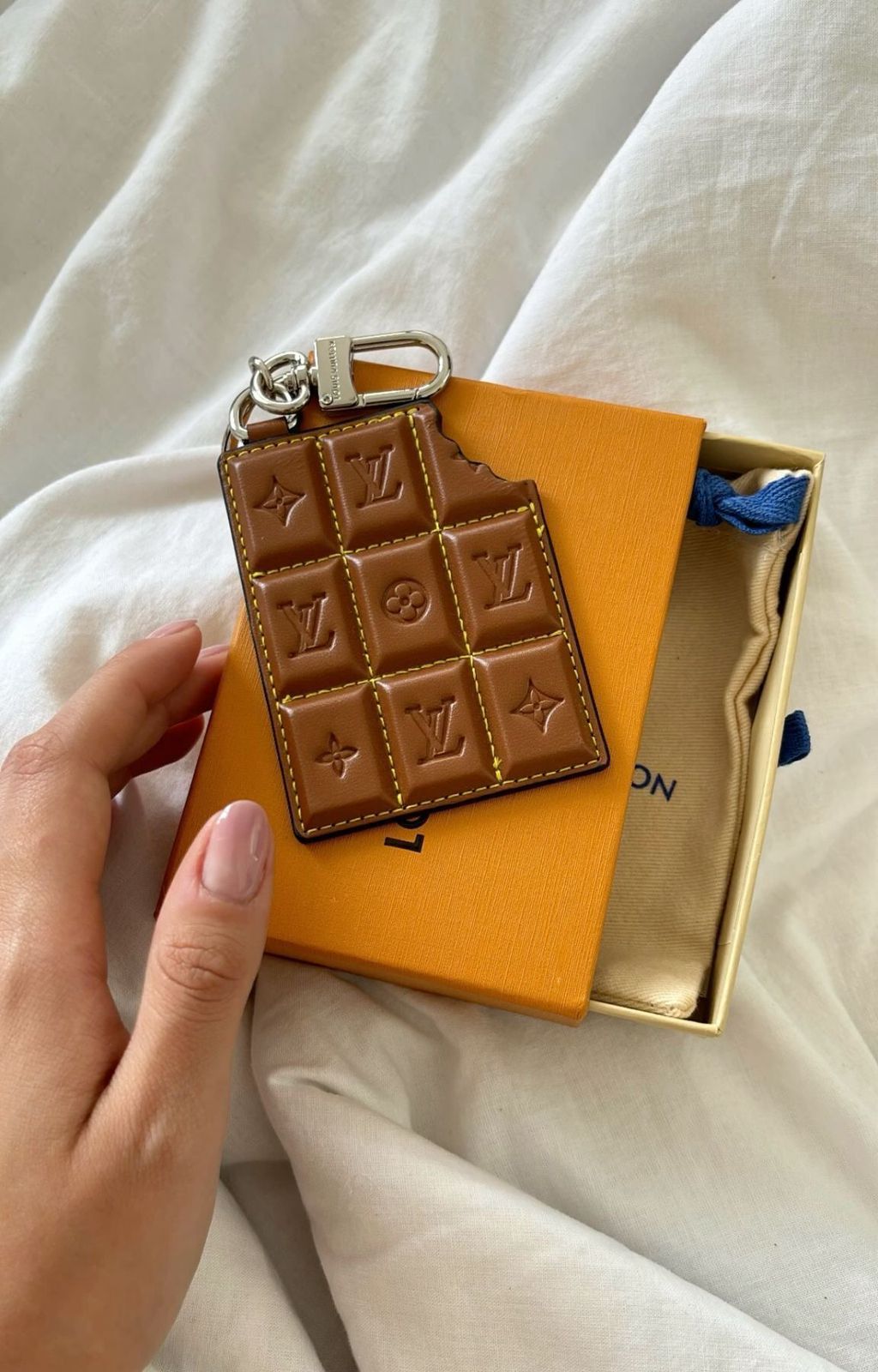 Chocolate Bar Key Holder and Bag Charm