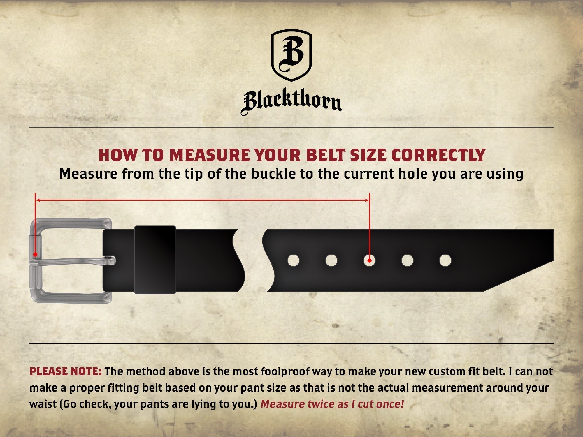 1.75" Extra Wide Blackthorn Belt