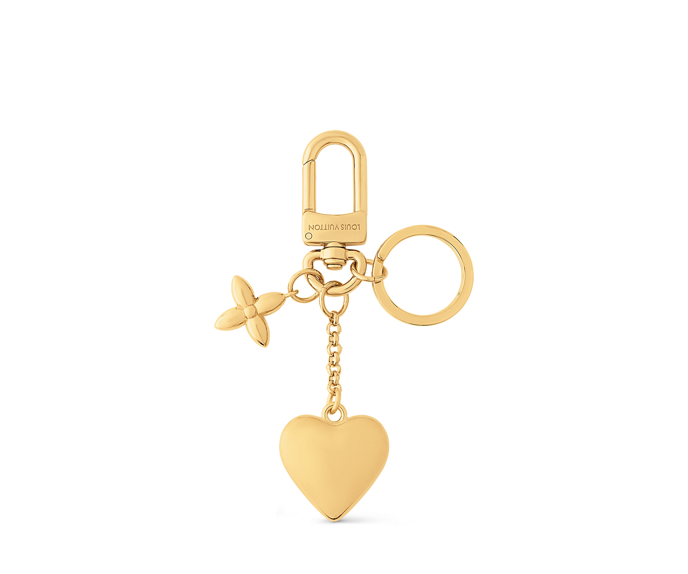 Satin Heart Bag Charm And Key Holder