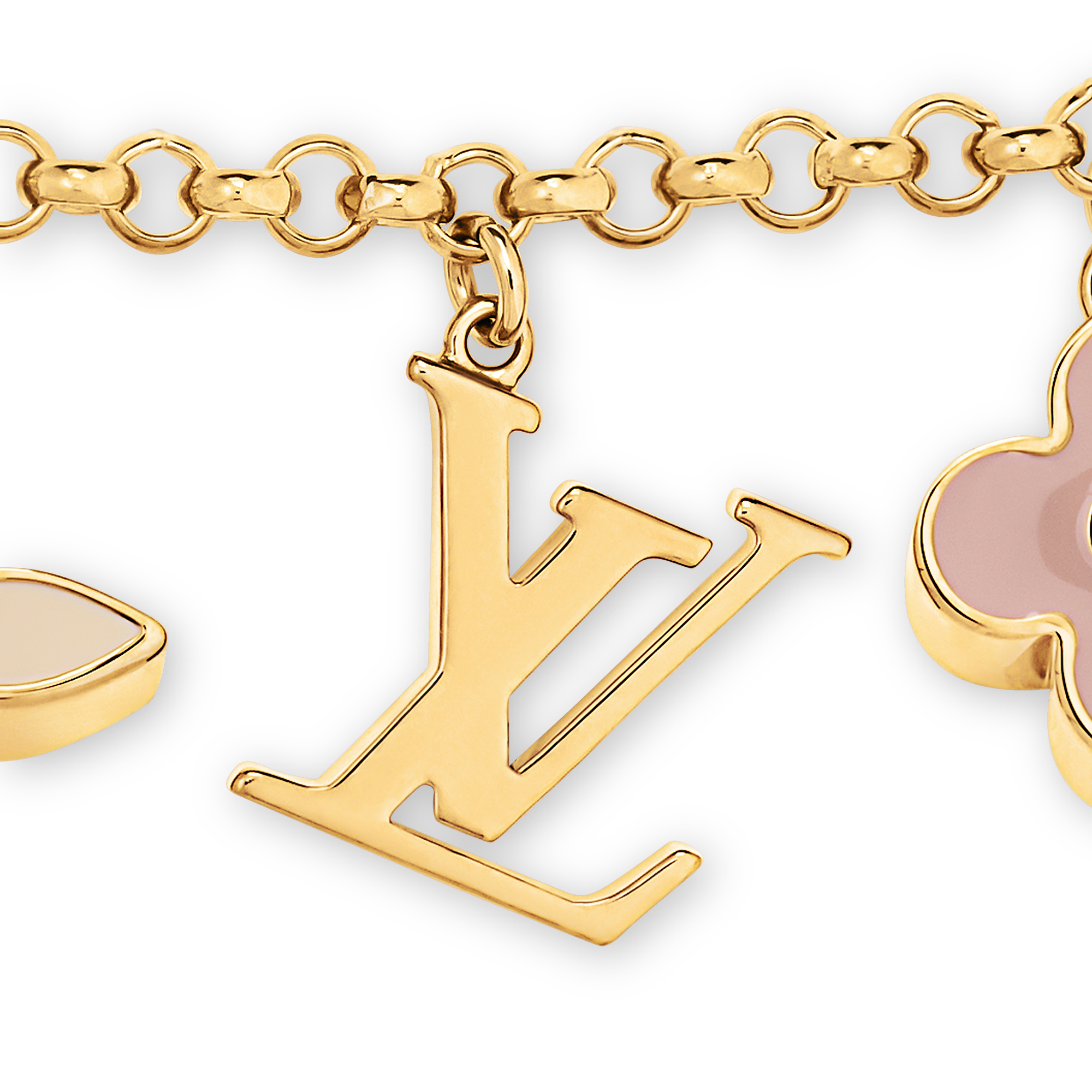Fleur de Monogram Bag Charm